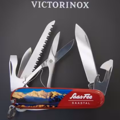Victorinox-Taschenmesser mit Saas-Fee-Motiv